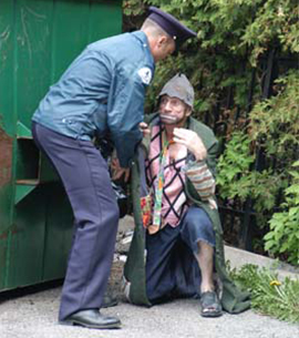 recyclage le film, arrestation de sol